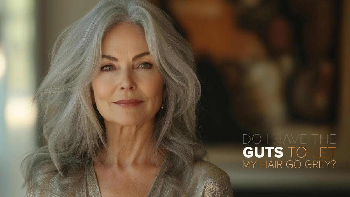 Do I have the guts to let my hair go grey?